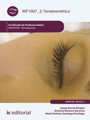 cover image of Tanatoestética. SANP0108
